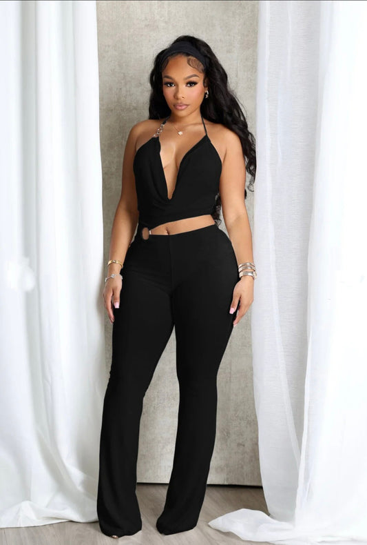 Chic Hollow Camisole Jumpsuit