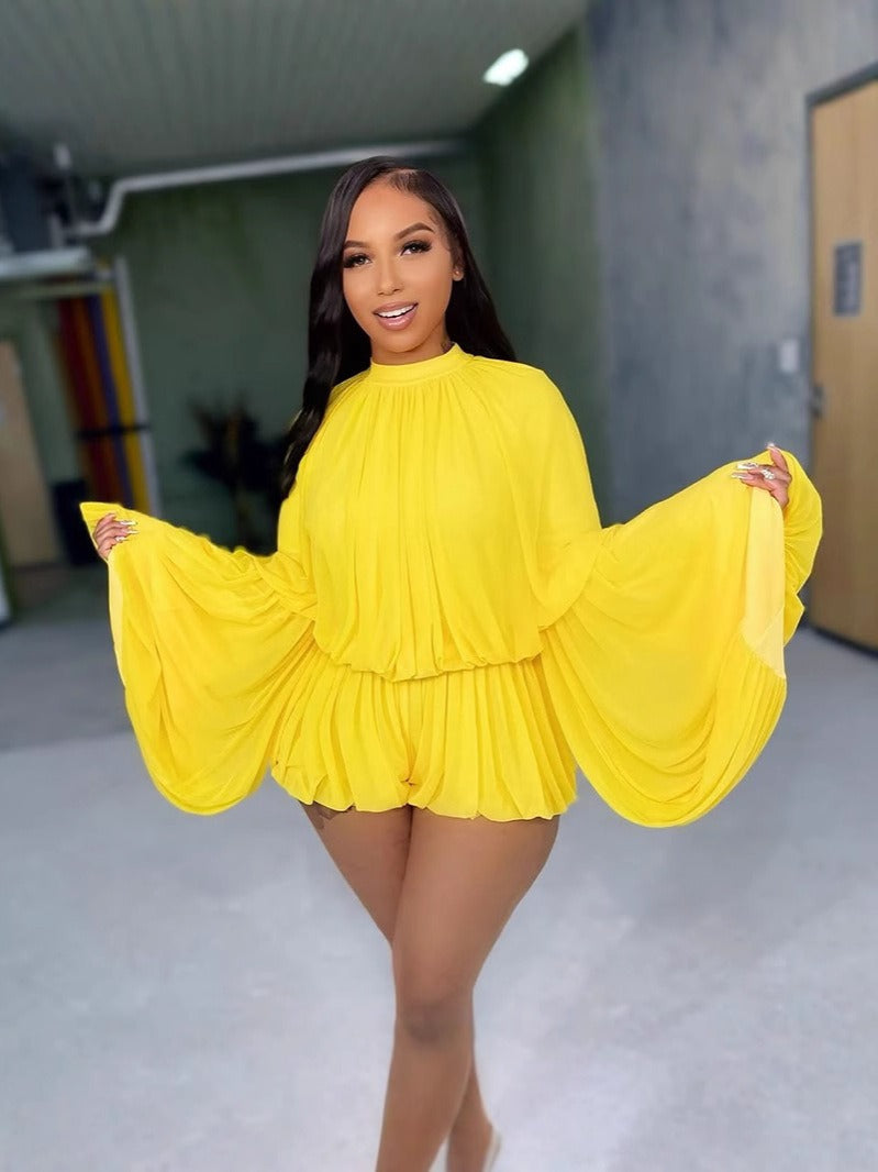 Loose Bud Elegant Jumpsuit Shorts