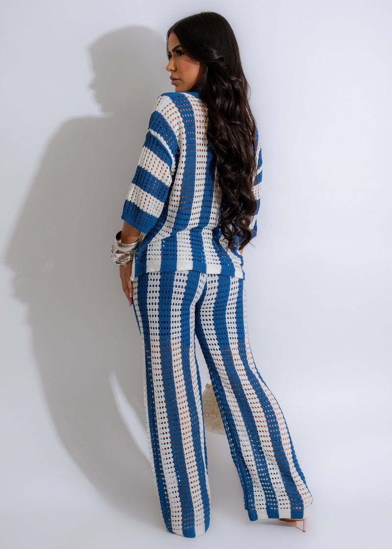 Loose collar knit Set