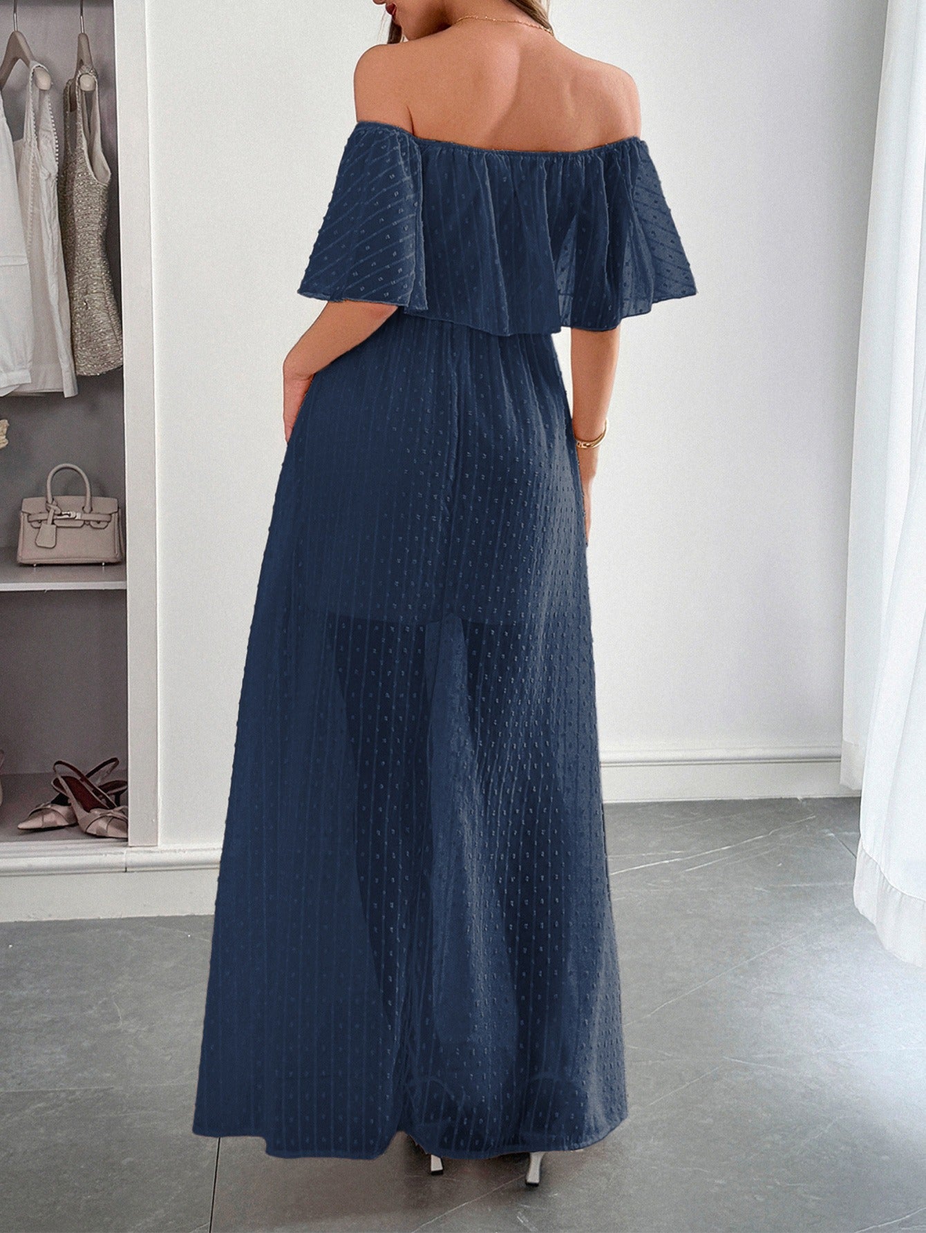 Tassel Detail Maxi Dress