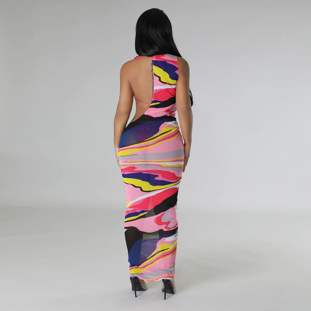 Temptation dress bikini three piece set