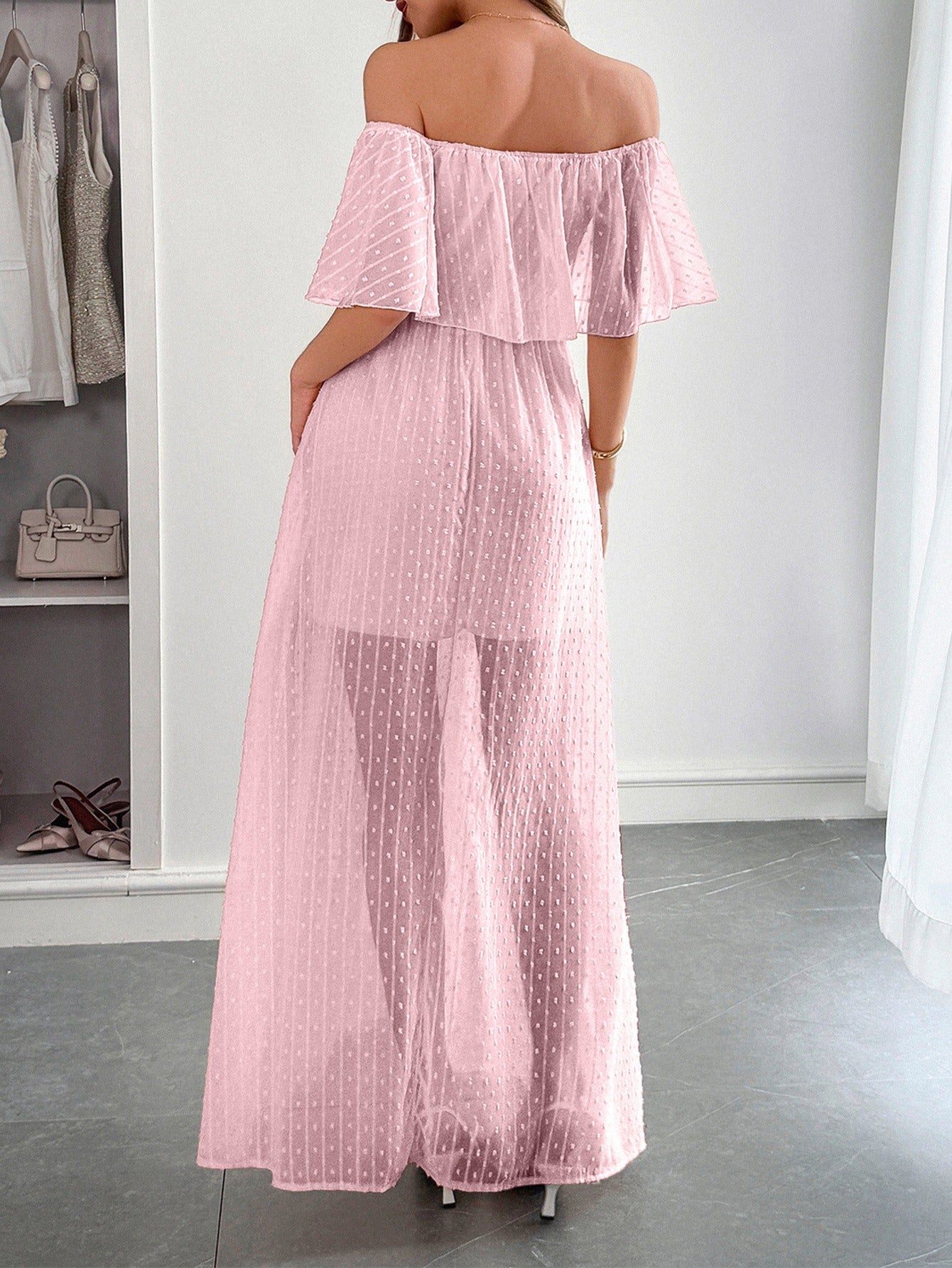 Tassel Detail Maxi Dress