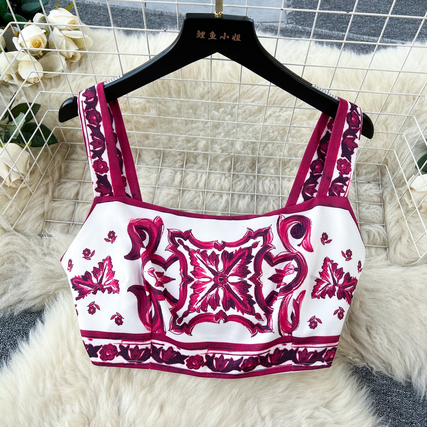 Blue and White Porcelain Printed Set