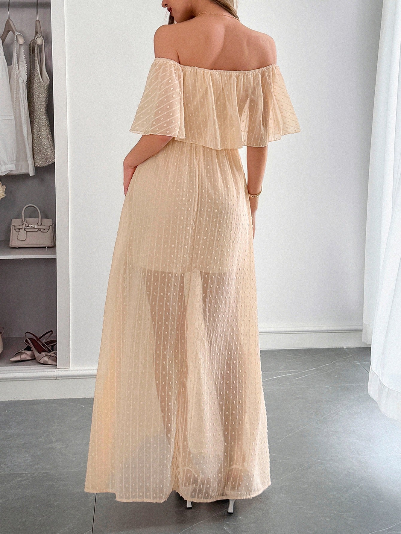 Tassel Detail Maxi Dress