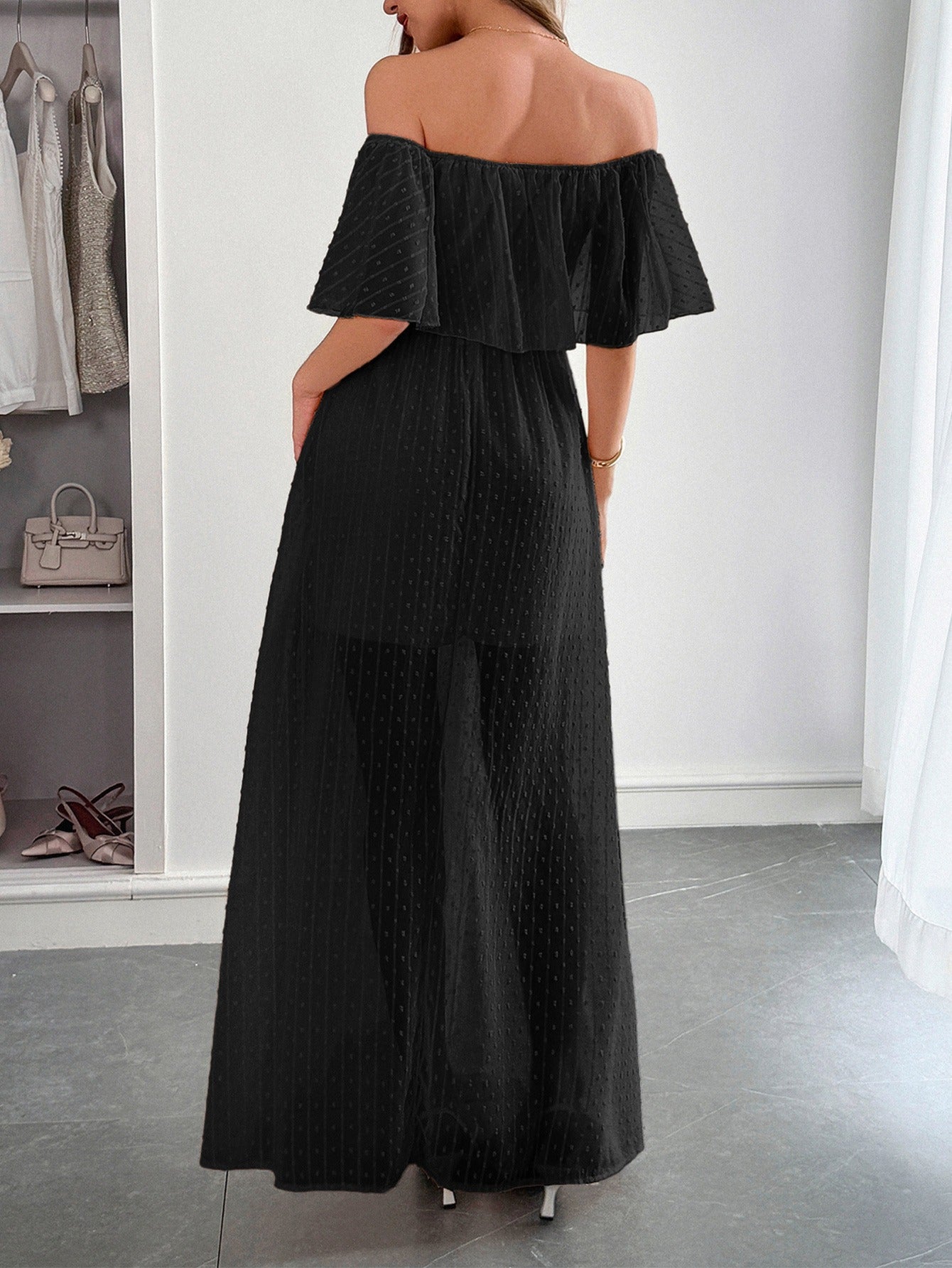 Tassel Detail Maxi Dress