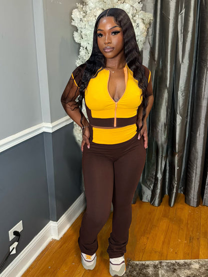 Color matching two piece set