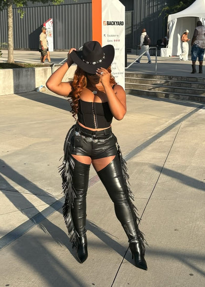 Fringe High Thigh Boots（Free Shipping Today）