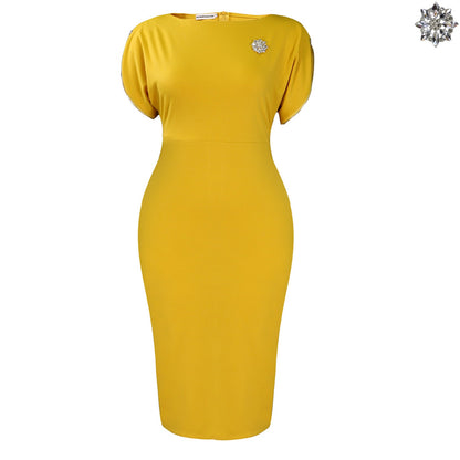 Adinkra Arc Keystone Sable Dress