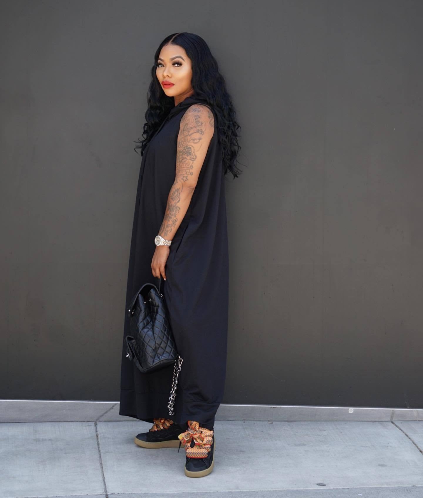 Fashion Cape Pocket Loose Dress