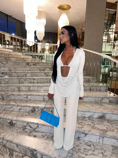 Bikini mesh sexy three piece set